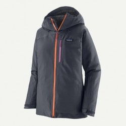 Patagonia Insulated Powder Town Jacket Smolder Blue/Orange Peel Femmes - Patagonia - sporteque.ca