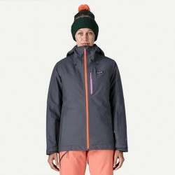 Patagonia Women's Insulated Powder Town Jacket Smolder Blue/Orange Peel - Patagonia - sporteque.ca