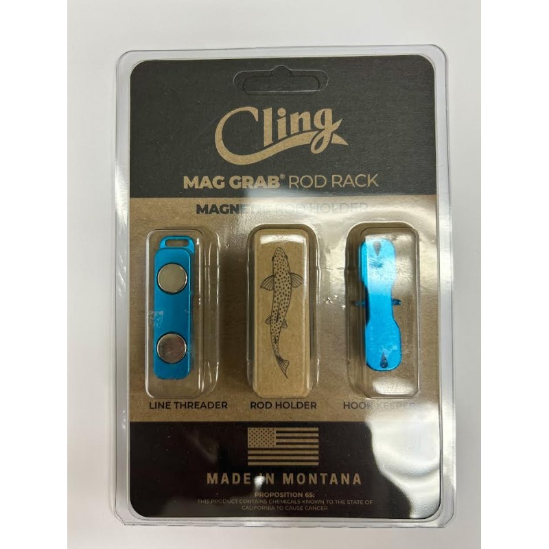 Mag Grab Rod Rack Blue Magnetic Rod Holder - Cling - sporteque.ca