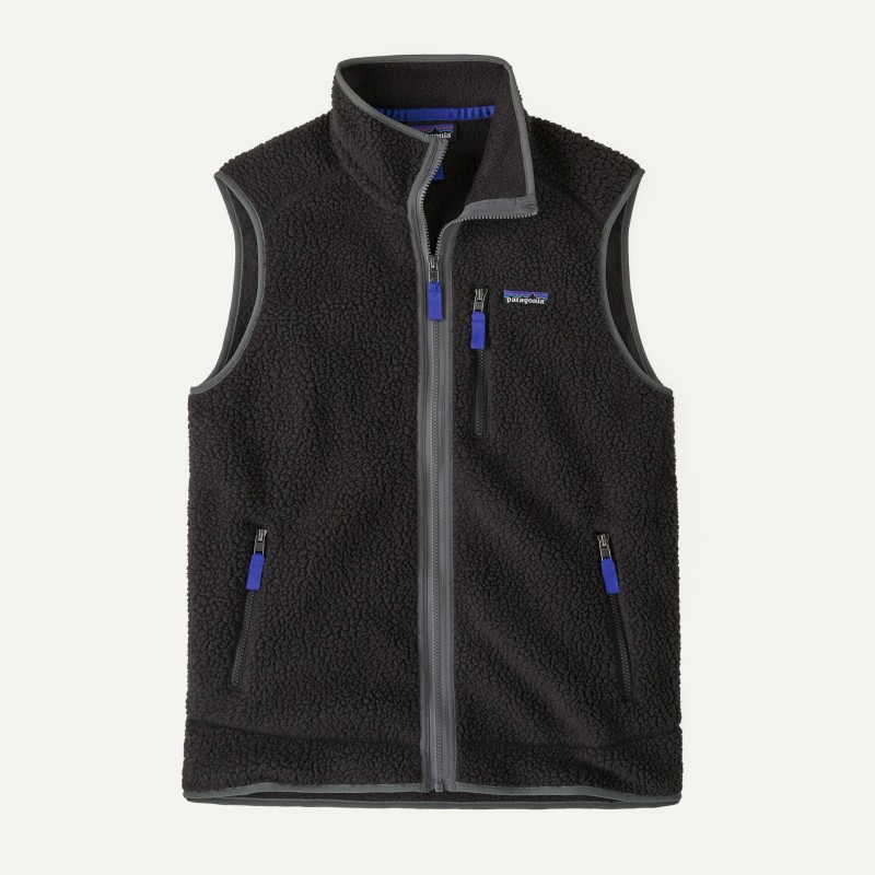 Patagonia M's Retro Pile Vest Black/Forest Grey - Patagonia - sporteque.ca