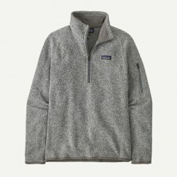 Patagonia Women's Better Sweater 1/4 Zip Birch White - Patagonia - sporteque.ca