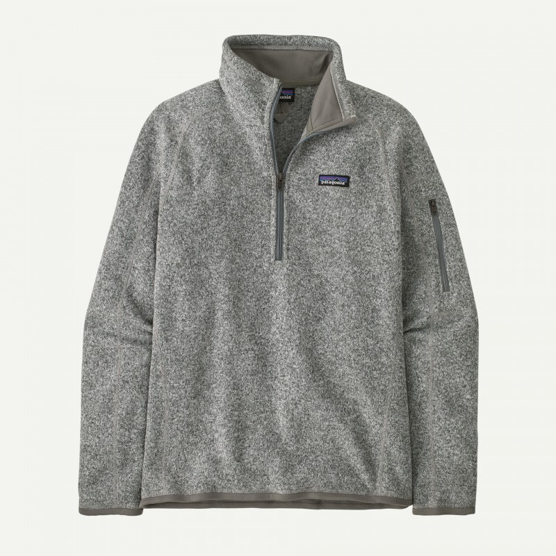 Patagonia Women's Better Sweater 1/4 Zip Birch White - Patagonia - sporteque.ca