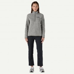 Patagonia Women's Better Sweater 1/4 Zip Birch White - Patagonia - sporteque.ca