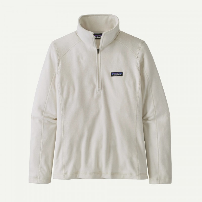 Patagonia W's Micro D 1/4 Zip Birch White - Patagonia - sporteque.ca