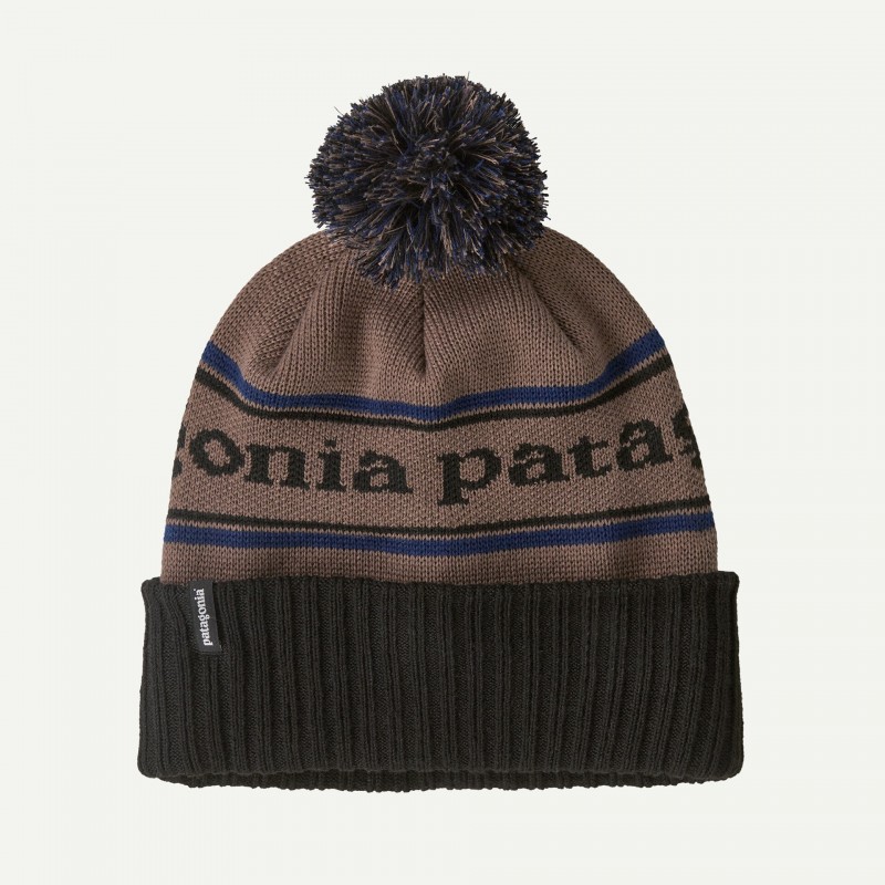Patagonia Powder Town Beanie Park Stripe: Marlow Brown One Size - Patagonia - sporteque.ca