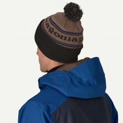 Patagonia Powder Town Beanie Park Stripe: Marlow Brown One Size - Patagonia - sporteque.ca