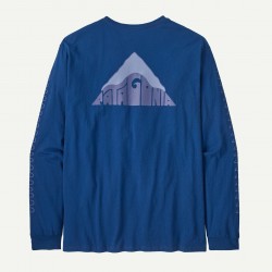 Patagonia L/S Driftways Orga T-Shirt Clement Blue Hommes - Patagonia - sporteque.ca