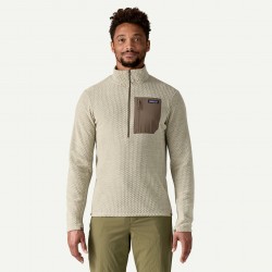 Patagonia Men's R1 Air Zip Neck Pelican - Patagonia - sporteque.ca