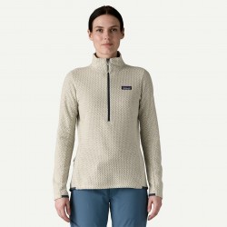 Patagonia Women's R1 Air Zip Neck Wool White - Patagonia - sporteque.ca