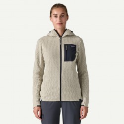 Patagonia Women's R1 Air Full-Zip Hoody Wool White - Patagonia - sporteque.ca