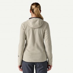 Patagonia Women's R1 Air Full-Zip Hoody Wool White - Patagonia - sporteque.ca