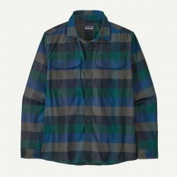 Patagonia Canyonite Flannel Shirt Trail Rider: Sunken Blue Hommes - Patagonia - sporteque.ca