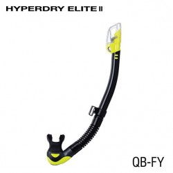 Tusa Hyperdry Elite II Snorkel Black/Flash Yellow - Tusa - sporteque.ca