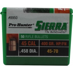 Sierra HP/FN Pro-Hunter 45-70 Cal 400gr - Sierra - sporteque.ca