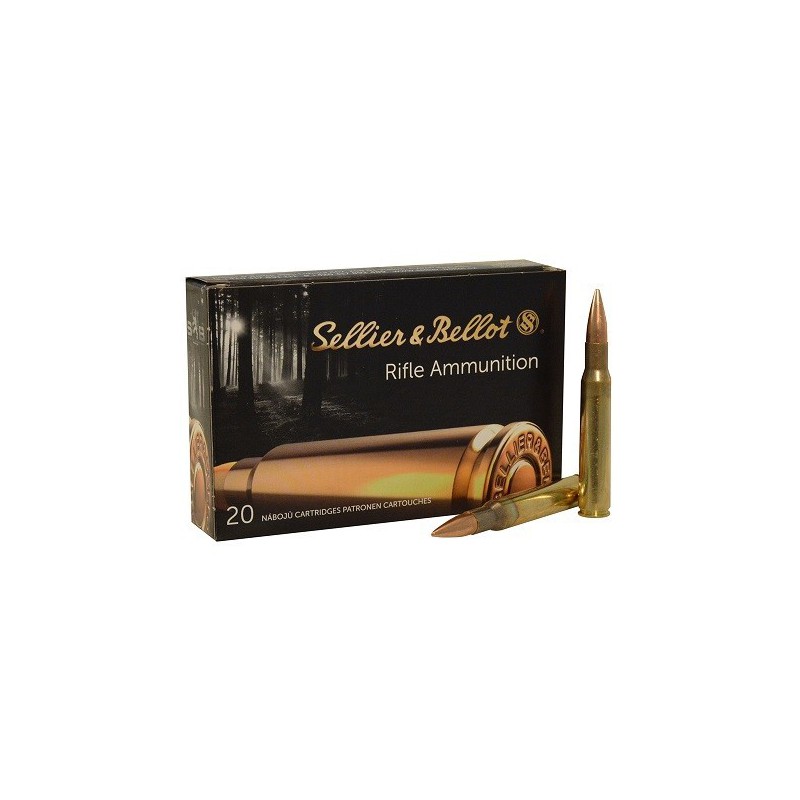 Sellier & Bellot 7.62x54R 180 gr FMJ 50 rounds - Sellier & Bellot - sporteque.ca