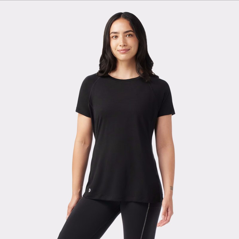 SmartWool Women's Active Ultralite Short Sleeve Black - Smartwool - sporteque.ca