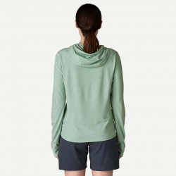 Patagonia Sweat à capuche Capilene Cool Sun pour femme, bleu thermique - Patagonia - sporteque.ca