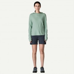 Patagonia Sweat à capuche Capilene Cool Sun pour femme, bleu thermique - Patagonia - sporteque.ca
