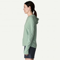 Patagonia Sweat à capuche Capilene Cool Sun pour femme, bleu thermique - Patagonia - sporteque.ca