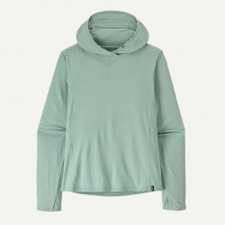 Patagonia Sweat à capuche Capilene Cool Sun pour femme, bleu thermique - Patagonia - sporteque.ca