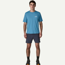 Patagonia T-shirt quotidien Capilene pour homme - bleu rivage - Patagonia - sporteque.ca