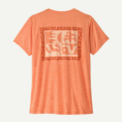 Patagonia T-shirt quotidien Capilene pour femme - sorbet à la pêche - Patagonia - sporteque.ca
