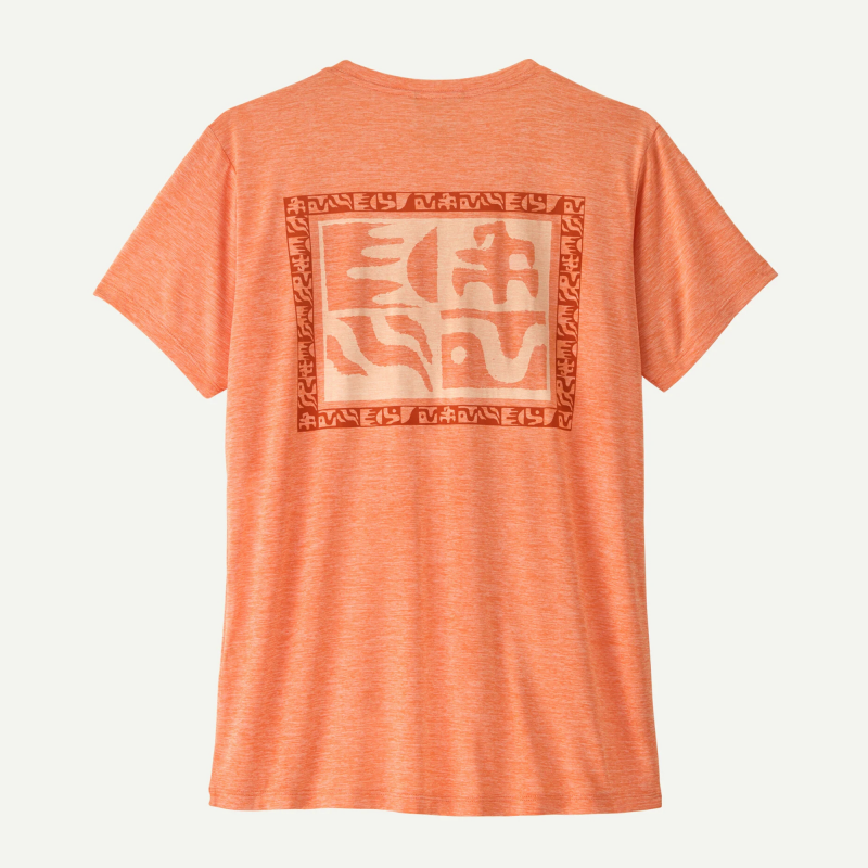 Patagonia T-shirt quotidien Capilene pour femme - sorbet à la pêche - Patagonia - sporteque.ca