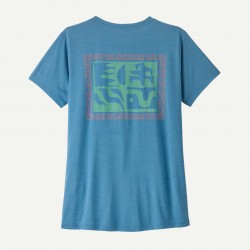 Patagonia T-shirt quotidien Capilene pour femme - Bleu Rivage - Patagonia - sporteque.ca
