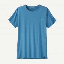Patagonia T-shirt quotidien Capilene pour femme - Bleu Rivage - Patagonia - sporteque.ca