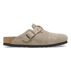 Birkenstock Boston Braided Cuir Suede - Taupe - Birkenstock - sporteque.ca