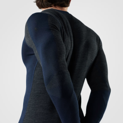 Smartwool Men's Intraknit Thermal merino Base Layer - Deep Navy Large - Smartwool - sporteque.ca