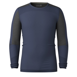 Smartwool Men's Intraknit Thermal merino Base Layer - Deep Navy Large - Smartwool - sporteque.ca