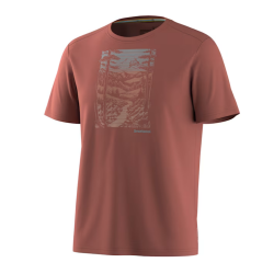 Smartwoll T-Shirt Winding Trail Active pour hommes - terres de siennes calcinés - Smartwool - sporteque.ca