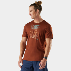 Smartwool Men's Winding Trail Active Shirt - Burnt Sienna - Smartwool - sporteque.ca