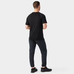 Smartwoll T-Shirt Sport Ultralite pour hommes - Noir - Smartwool - sporteque.ca