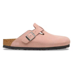 Birkenstock Boston Cuir Suede - Argile Rose - Birkenstock - sporteque.ca