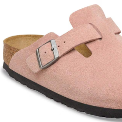 Birkenstock Boston Cuir Suede - Argile Rose - Birkenstock - sporteque.ca