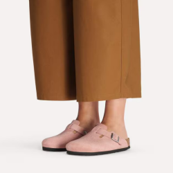 Birkenstock Boston Cuir Suede - Argile Rose - Birkenstock - sporteque.ca
