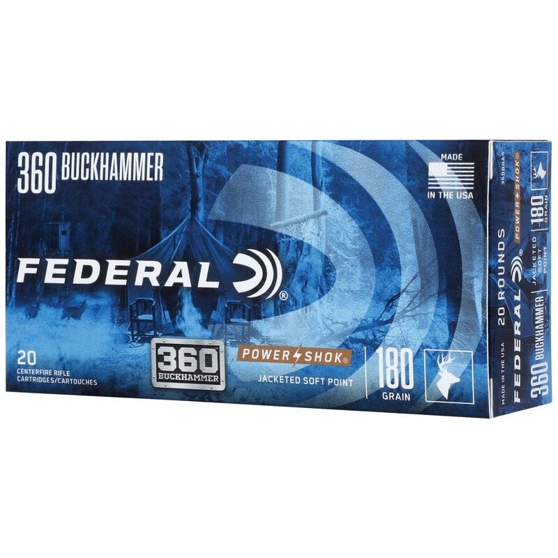 Federal 360 Buckhammer 180gr S.P. - Federal ( American Eagle) - sporteque.ca