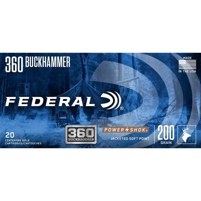 Federal 360 Buckhammer 200gr S.P. - Federal ( American Eagle) - sporteque.ca