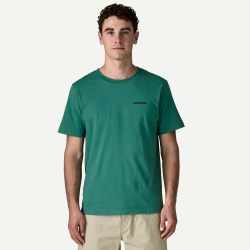 Patagonia M's P-6 Logo T-shirt - Coal Orange - Patagonia - sporteque.ca