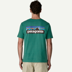 Patagonia M's Logo P-6 T-shirt - Orange Charbon - Patagonia - sporteque.ca