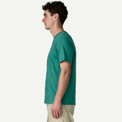 Patagonia M's Logo P-6 T-shirt - Orange Charbon - Patagonia - sporteque.ca