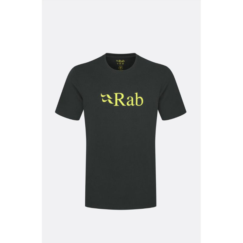 Rab Stance Logo Tee Beluga/Pollen pour homme - Rab - sporteque.ca