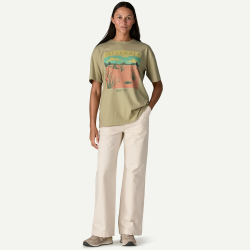 Patagonia W's Desert Glow Oversized T-Shirt - Undyed Natural - Patagonia - sporteque.ca