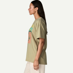 Patagonia W's Desert Glow Oversized T-Shirt - Undyed Natural - Patagonia - sporteque.ca