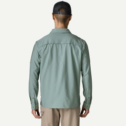 Patagonia Chemise solaire manches longues pour homme - bleu sauge - Patagonia - sporteque.ca