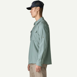 Patagonia M's L/S Self guided Sun Shirt Blue Sage - Patagonia - sporteque.ca