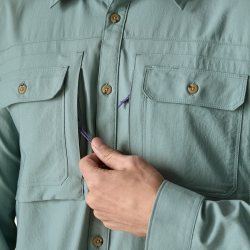 Patagonia M's L/S Self guided Sun Shirt Blue Sage - Patagonia - sporteque.ca