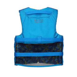 Mustang Gilet en mousse Rev Youth sans PFAS - Bleu/Jaune - Mustang Survival - sporteque.ca